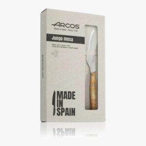 6 ცალიანი დანების ნაკრები — სტეიკის Arcos ალვის ხის სახელურით